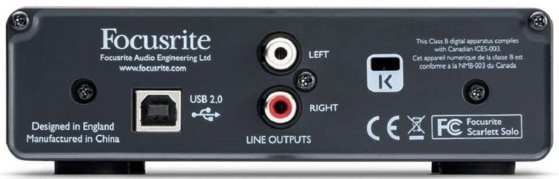 FOCUSRITE Scarlett Solo артикул 353271SI-1 фото 3