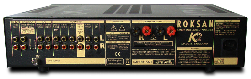 Стереоусилитель Roksan KANDY K2 INTEGRATED AMP black артикул 108064Si-1 фото 3
