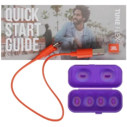 Наушники JBL Tune Flex Ghost Purple артикул 330469Si-1 фото 10