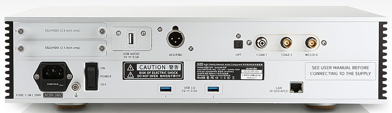 Сетевой транспорт Aurender N20 8Tb SSD Silver артикул 263526Si-1 фото 3
