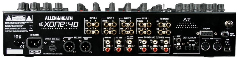 Микшер Allen&Heath XONE:4D артикул 127128Si-1 фото 3