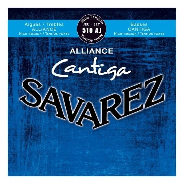 Струны для гитары Savarez 510AJ  Alliance Cantiga Blue артикул 279484Si-1