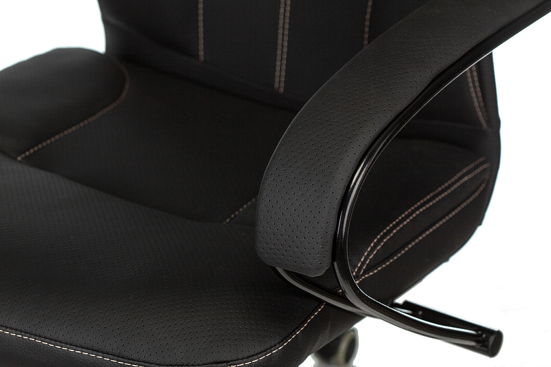 Кресло Бюрократ CH-608/ECO/BLACK (Office chair CH-608/ECO black eco.leather cross plastic) артикул 263392Si-1 фото 8