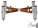 Подставка под Hi-Fi компоненты Solid Tech Rack of Silence 1 Regular White/Silver
