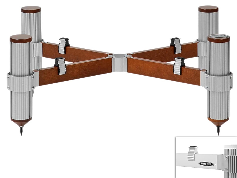 Подставка под Hi-Fi компоненты Solid Tech Rack of Silence 1 Regular White/Silver артикул 228335Si-1