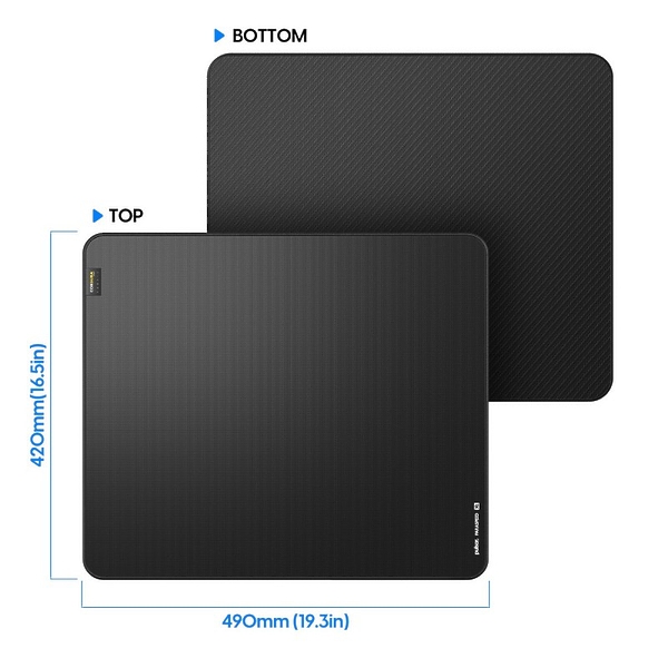Игровой коврик Pulsar ParaSpeed V2 Mouse Pad XL Black (490x420) артикул 314944Si-1 фото 4