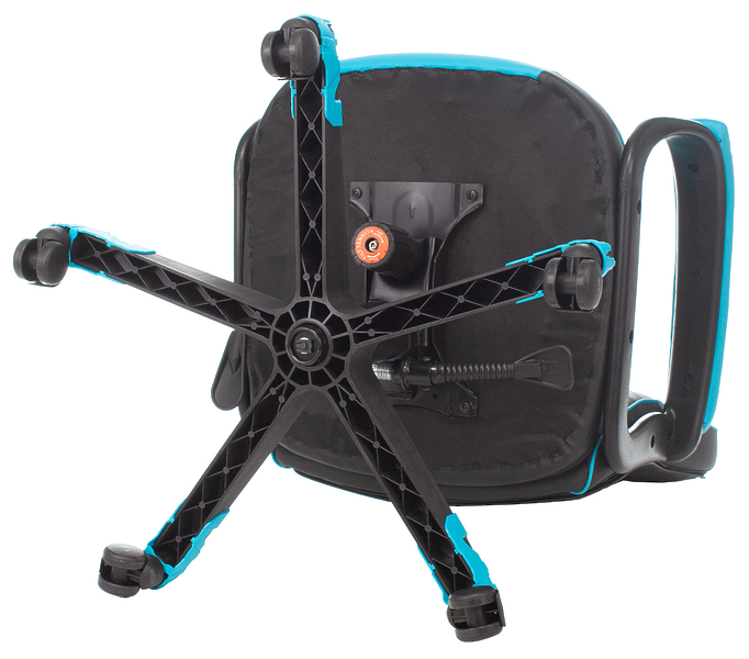 Кресло Zombie GAME 17 BLUE (Game chair GAME 17 black/blue textile/eco.leather cross plastic) артикул 263254Si-1 фото 4