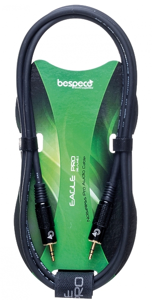 Кабель miniJack-miniJack Bespeco EA2M100 1 m артикул 257125Si-1 фото 3