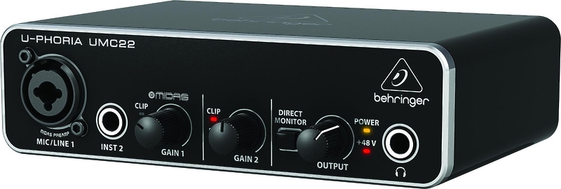 Behringer UMC22 артикул 353287SI-1 фото 5
