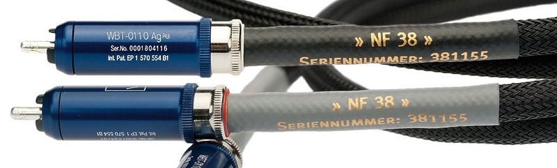 Кабель межблочный аудио Silent Wire NF38 mk2, RCA 2x1.0m артикул 133005Si-1