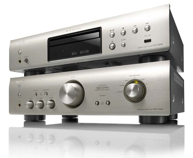 Стереокомплект Denon PMA-720AE + DCD-720AE black артикул 184661Si-1 фото 5