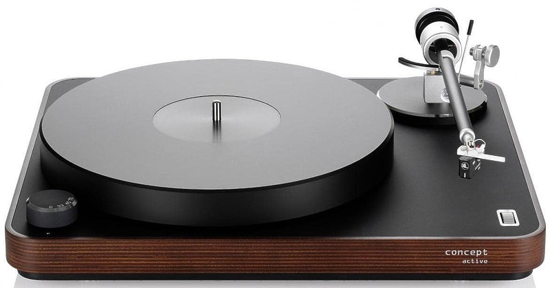 Проигрыватель винила Clearaudio Concept Active MC Wood Black/Dark Wood артикул 205582Si-1