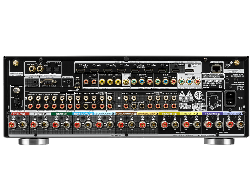 AV ресивер Marantz SR 6011 silver/gold артикул 151643Si-1 фото 6