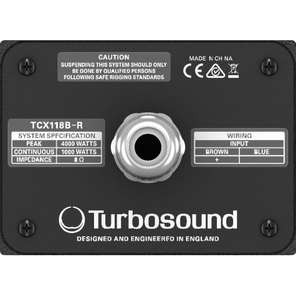 Сабвуфер TURBOSOUND DUBLIN TCX118B-R артикул 160815Si-1 фото 3