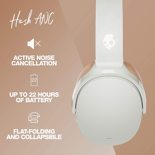 Наушники Skullcandy HESH ANC WIRELESS OVER-EAR white артикул 256076Si-1 фото 3