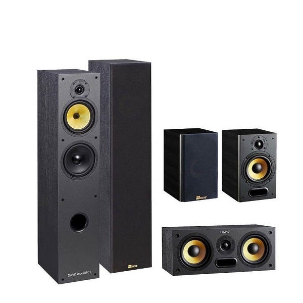Комплект акустики Davis Acoustics Discovery Set 5.0 black ash (Maya+Maya Rear+Sacha Centrale) артикул 175847Si-1