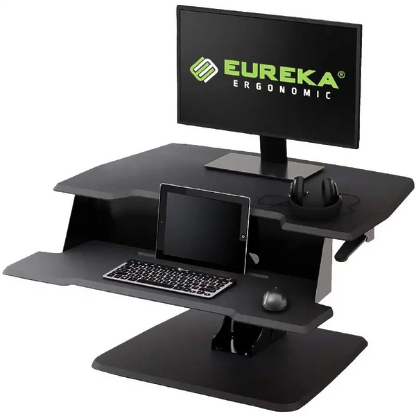 Подставка на компьютерный стол для работы стоя EUREKA ERK-CV-31B артикул 267025Si-1