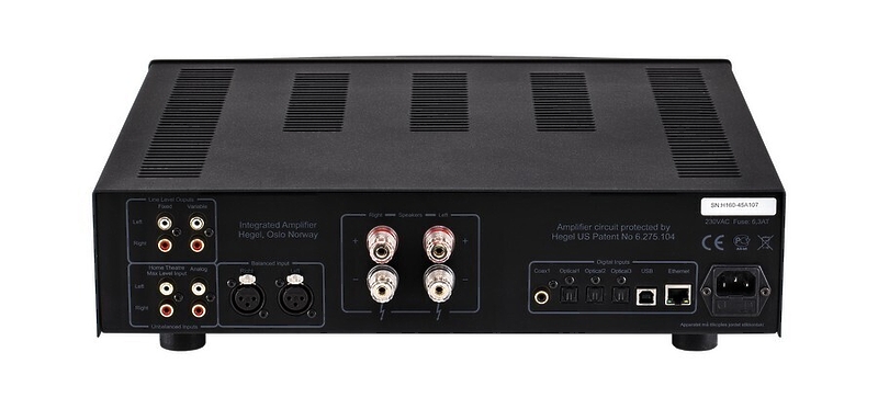 Интегральный стереоусилитель Hegel H160 black артикул 112556Si-1 фото 4