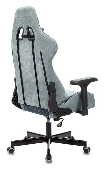Кресло Zombie VIKING 7 KNIGHT BL (Game chair VIKING 7 KNIGHT Fabric blue textile/eco.leather headrest cross metal) артикул 263416Si-1 фото 17