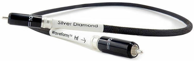 Межблочный цифровой кабель Tellurium Q Silver Diamond digital RCA 1.0м артикул 254316Si-1