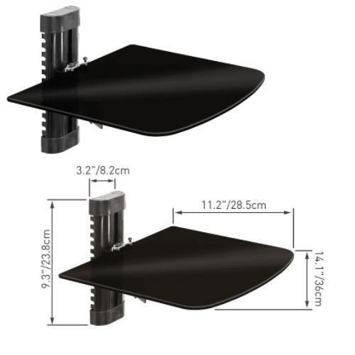 Настенная полка Barkan 81G.B артикул 113040FV-1