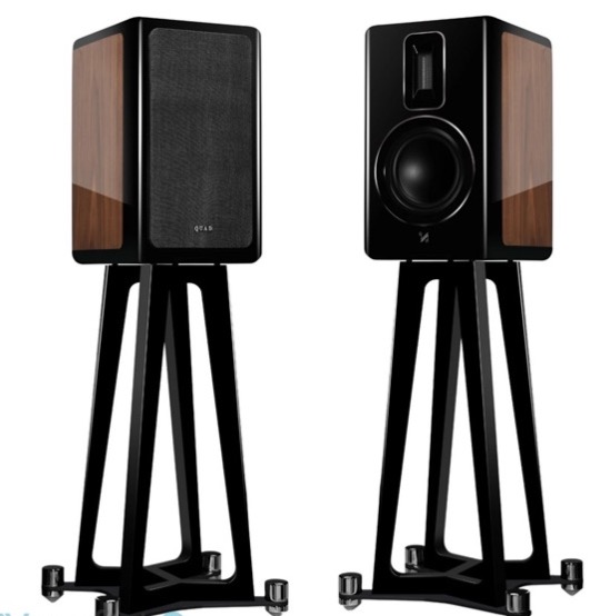 Полочная акустика Quad Revela 1 Hi-Gloss Walnut & Black артикул 302345Si-1 фото 5
