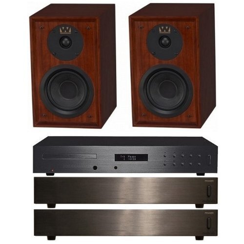 AudioLab 8200 CDQM Set Black + Wharfedale Denton Mahogany артикул 119248Si-1