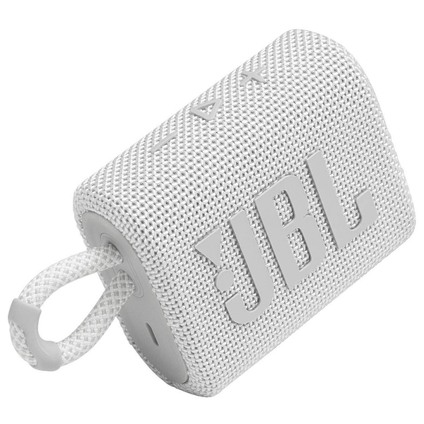 Портативная колонка JBL Go 3 White (JBLGO3WHT) артикул 247534Si-1 в интернет-магазине «HiFiRussia»