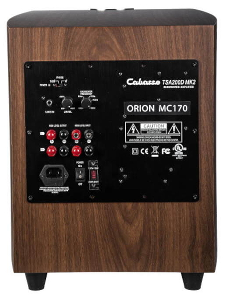 Активный сабвуфер Cabasse Orion MC170 Walnut артикул 243372Si-1 фото 4