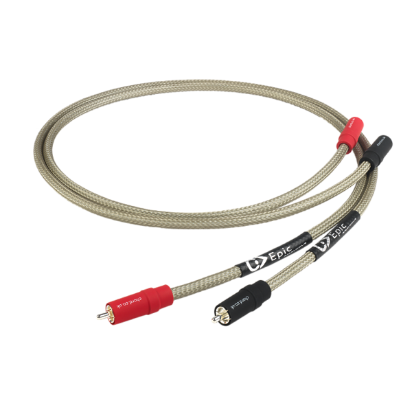Кабель межблочный аудио Chord Company Epic RCA 1m артикул 240359Si-1