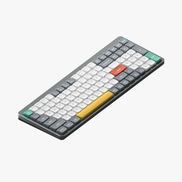 Беспроводная механическая клавиатура Nuphy AIR96 (Grey) Wisteria Switch артикул 310406Si-1