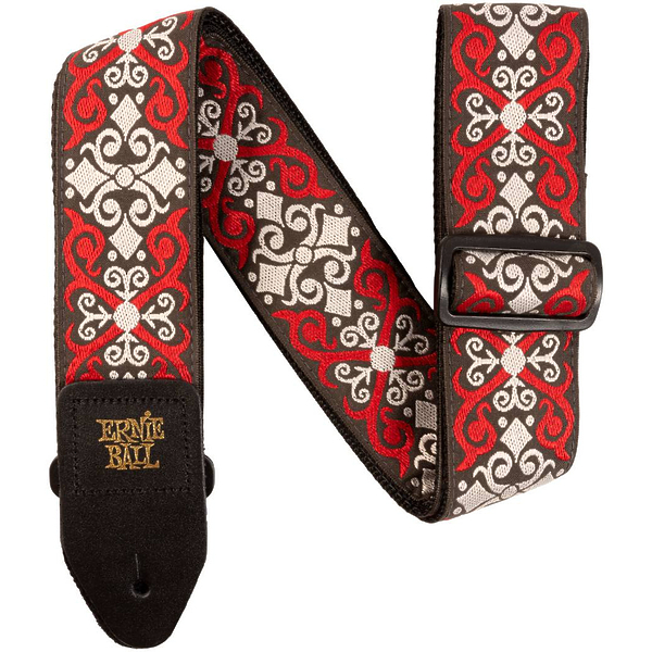 Ремень для гитары Ernie Ball 4695 Jacquard Red Trellis артикул 328686Si-1