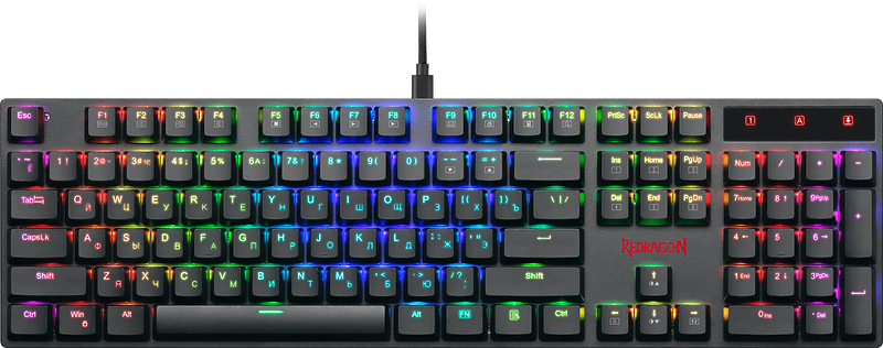 Игровая клавиатура Redragon APAS черная артикул 324020Si-1