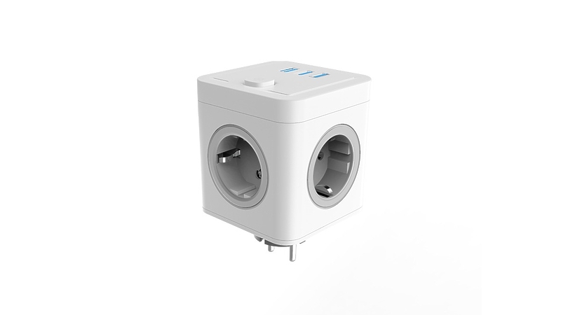 Сетевой фильтр Ritmix RM-043 White артикул 313311Si-1 фото 6