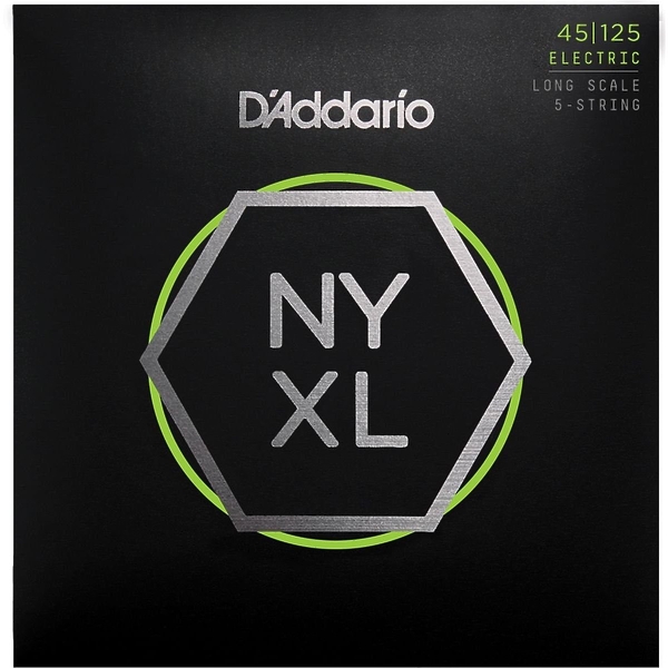 Струны для 5-струнной бас-гитары D'Addario NYXL45125 артикул 308123Si-1