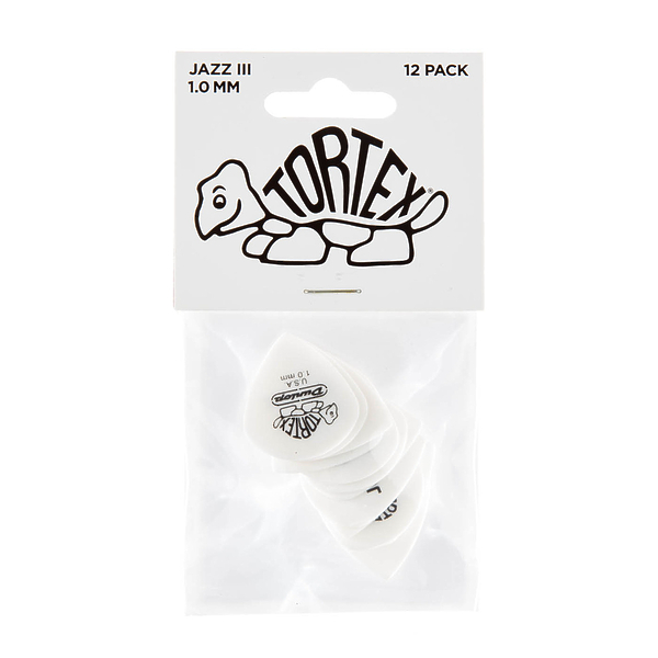 Медиаторы Dunlop 478P100 Tortex White Jazz III (12 шт) артикул 319577Si-1