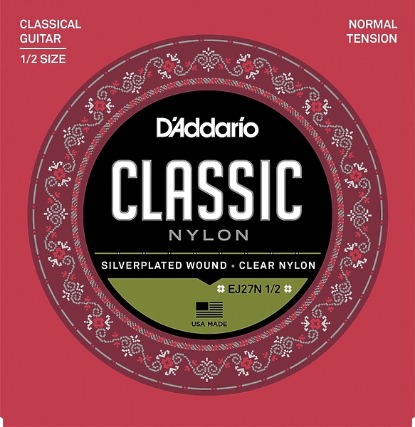 Струны D'Addario EJ27N 1/2 SET CLR/SILVER NORM 1/2 GTR артикул 273683Si-1