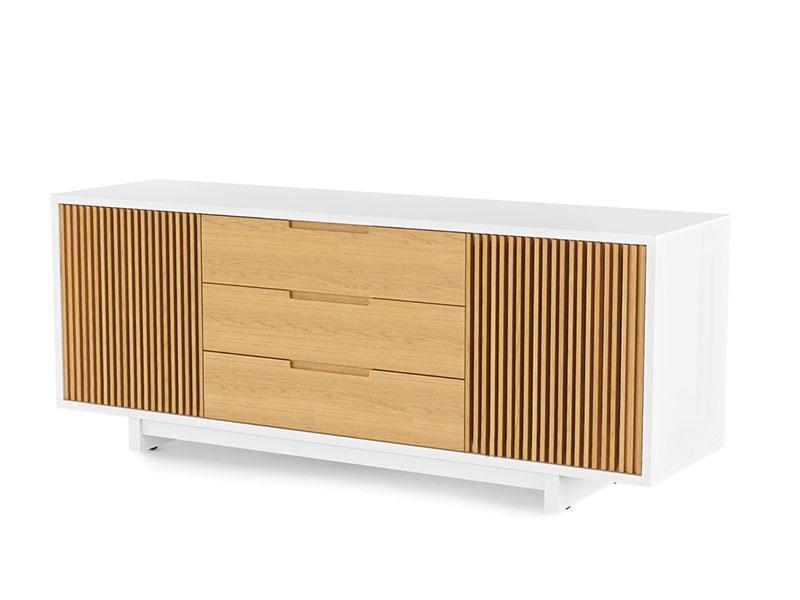 BDI Vertica 8558 white/oak артикул 289591-1