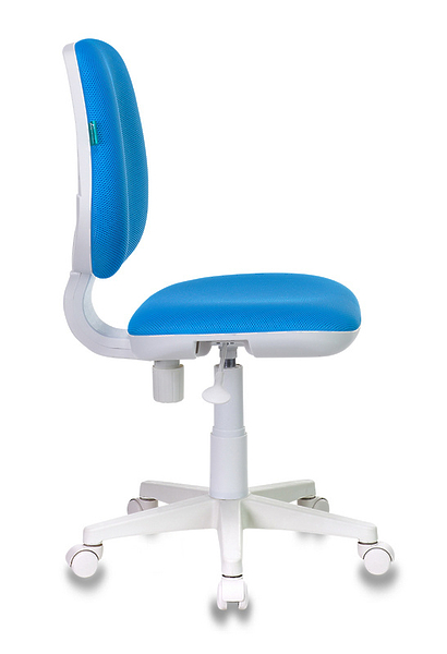 Кресло Бюрократ CH-W213/TW-55 (Children chair CH-W213 blue TW-55 cross plastic plastik белый) артикул 263265Si-1 фото 4