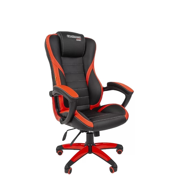 Кресло игровое Chairman game 22 00-07050085 Black/Red артикул 269961Si-1