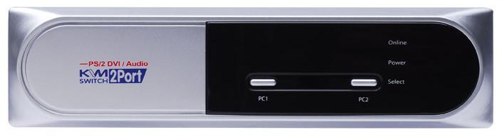 Gefen HW-KS-241 Коммутатор 2x1 для сигналов интерфейсов  VGA/DVI и PS/2 артикул 352705SI-1