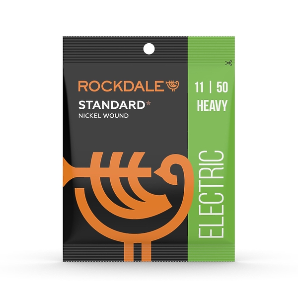 Струны для электрогитары ROCKDALE STANDARD 11-50 Nickel Wound Heavy артикул 303647Si-1