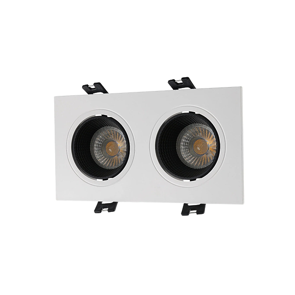 Светильник встраиваемый Denkirs DK3072-WH+BK (White Black) артикул 270639Si-1