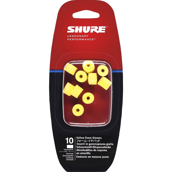 Насадки поролоновые Shure EAYLF1-10 артикул 129883Si-1