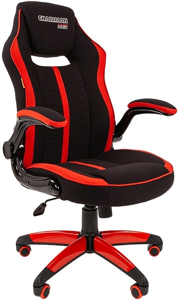 Кресло игровое Chairman game 19 00-07069658 Black/Red артикул 269959Si-1