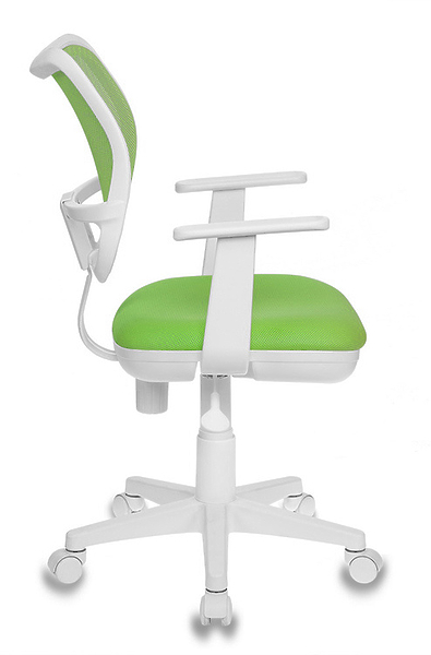 Кресло Бюрократ CH-W797/SD/TW-18 (Children chair Ch-W797 l-green TW-03A seatl-green TW-18 mesh/fabric cross plastic plastik б) артикул 263211Si-1 фото 3