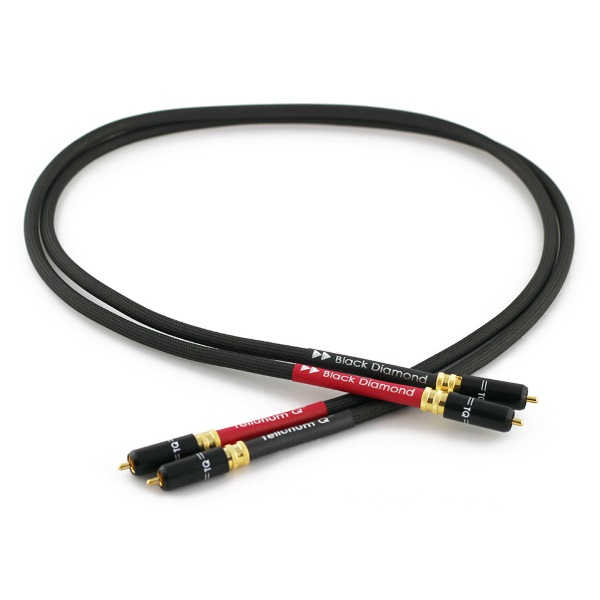 Кабель межблочный аудио Tellurium Q Black Diamond RCA 2.5m артикул 189362Si-1