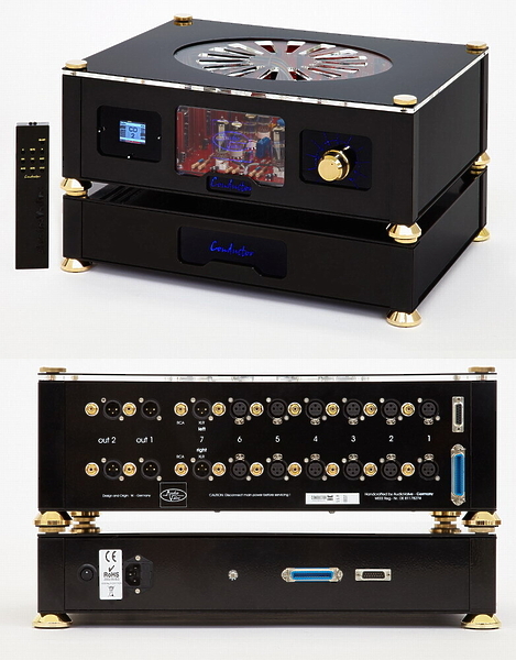 Стерео предусилитель AUDIO VALVE Conductor black/gold артикул 134111Si-1 в интернет-магазине «HiFiRussia»