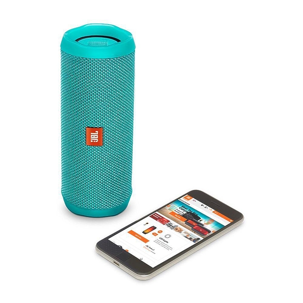 JBL Flip 4 teal артикул 355099SI-1 фото 3