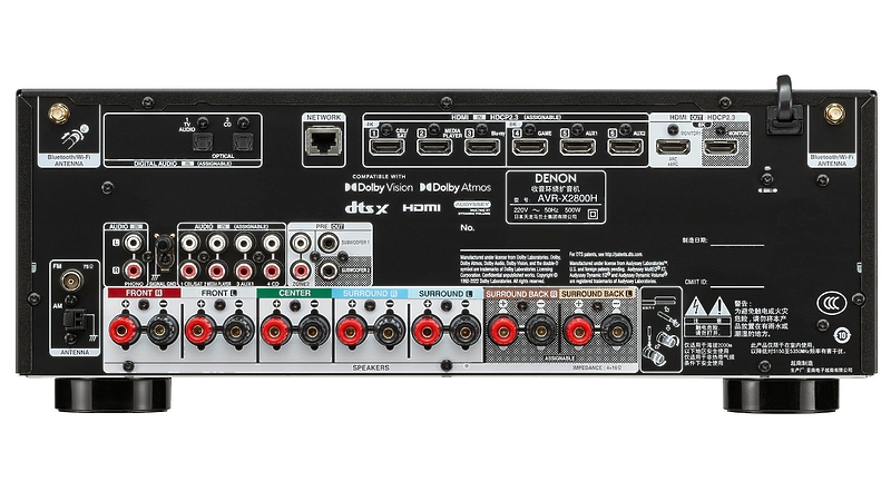 AV ресивер Denon AVR-X2800H black артикул 280056Si-1 фото 6